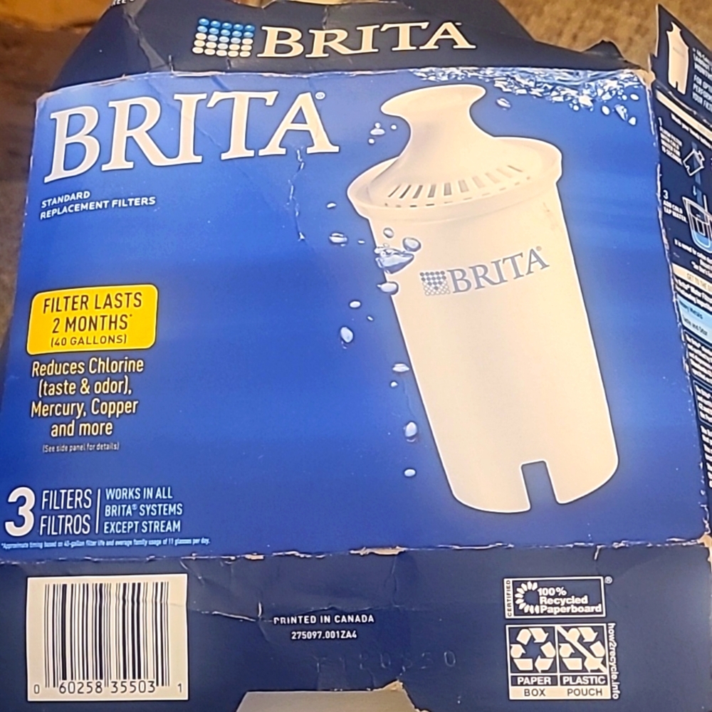 Brita filters still in packaging works for all systems except the stream systems